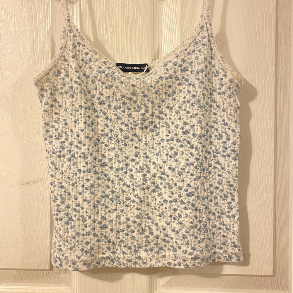 Brandy Melville Floral Tank Top